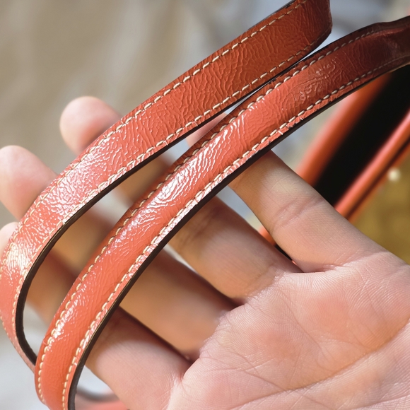 Coach Brown and Tan Signature Tote Bag - Picture 3 of 4